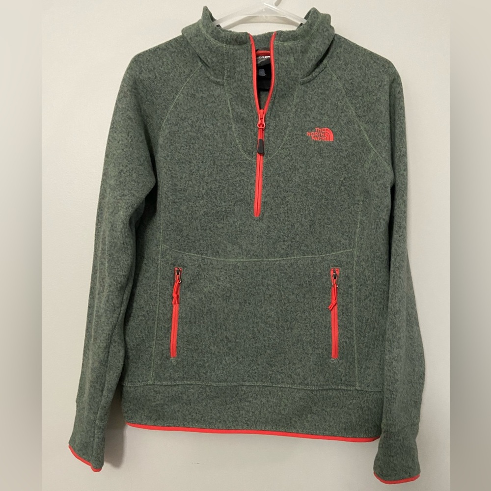 Northface Zip up. Fleece lined. Size small.